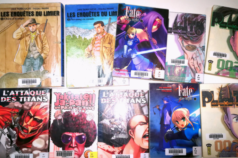 BIBLIO : 80 MANGAS DISPONIBLES